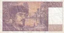 France 20 Francs - Debussy - 1997 - Serial W.054