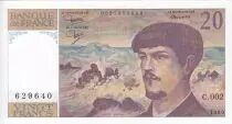 France 20 Francs - Debussy - 1997 - S&eacute;rie C.002 - F.66.01