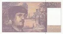 France 20 Francs - Debussy - 1997 - Série W.055