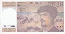 France 20 Francs - Debussy - Serial J.064 - 1997 - UNC - P.151