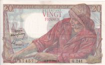 France 20 Francs - Fisher -  09-02-1950 - Serial Q.241 - P.100