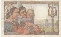 France 20 Francs - Fisher - 29-01-1948 - Serial A.178 - P.100