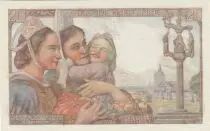 France 20 Francs - fisherman - 07-10-1943 - Serial W.103