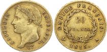 France 20 Francs - Napoléon I - 100 Jours  - 1815 A Paris  Or