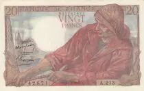 France 20 Francs - P&ecirc;cheur - 10-03-1949 - S&eacute;rie A.213