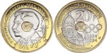France 20 Francs - Pierre de Coubertin - 1994 - ESSAI