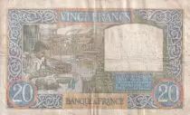 France 20 Francs - Science and Industry  - 08-05-1941 - Serial V.4048 - P.92