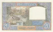France 20 Francs - Science and Industry -  28-08-1941 - Serial U.5157