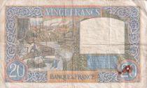 France 20 Francs - Science and Industry - 01-08-1940 - Serial O.830 - P.92