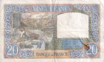 France 20 Francs - Science and Industry - 03-04-1941 - Serial L.3394 - P.92