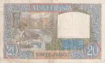 France 20 Francs - Science and Industry - 05-12-1940 - Serial H.2115 - VF - P.92