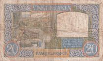 France 20 Francs - Science and Industry - 11-06-1941 - Serial B.4378 - P.92