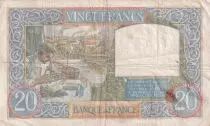 France 20 Francs - Science and Industry - 17-10-1940 - Serial V.1387 - P.92