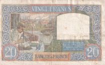 France 20 Francs - Science and Industry - 18-09-1941 - Serial E.5774 - P.92