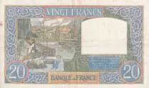 France 20 Francs - Science and Industry - 20-02-1941 - Serial G.3032 - VF to XF - P.92