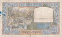 France 20 Francs - Science and Industry - 28-08-1941 - Serial X.5493 - P.92