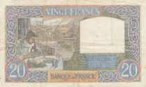 France 20 Francs - Science and Labour - 05-12-1940 - Series U.1961