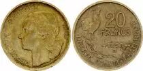 France 20 Francs - Type G. Guiraud - Queue à 4 plumes - France 1953 B (EC)
