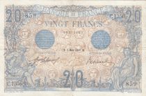 France 20 Francs  05-07-1912 Serial C.1356 - VF