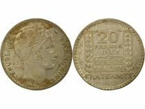 France 20 Francs Argent, Turin - 1937 Paris