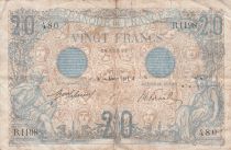 France 20 Francs Bleu - 14-02-1912 - Série B.1198