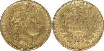 France 20 Francs Ceres - II e Republic - 1851 A Paris - Gold