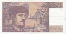France 20 Francs Debussy - 1980 - Serial G.004