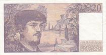 France 20 Francs Debussy - 1980 - Serial K.005