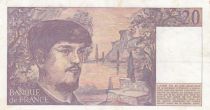 France 20 Francs Debussy - 1980 - Serial S.005