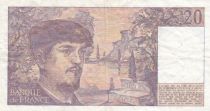 France 20 Francs Debussy - 1980 - Serial X.004