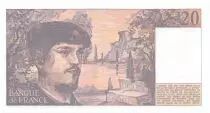 France 20 Francs Debussy - 1980 Serial A.008 - XF
