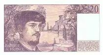 France 20 Francs Debussy - 1981 - Serial L.007 - Fay.66.2