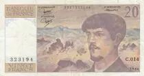 France 20 Francs Debussy - 1984 - Serial C.014