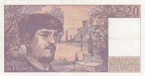 France 20 Francs Debussy - 1986 - Serial O.016
