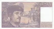 France 20 Francs Debussy - 1987 - Serial P.018