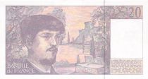 France 20 Francs Debussy - 1993 Serial E.042 - aUNC