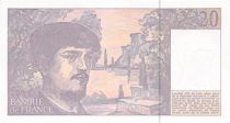 France 20 Francs Debussy - 1993 Serial E.046 - aUNC