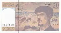 France 20 Francs Debussy - 1997 - S&eacute;rie A.061