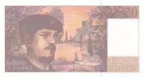 France 20 Francs Debussy - 1997 Serial B.056 - aUNC