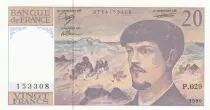 France 20 Francs Debussy - P.029 - 1990