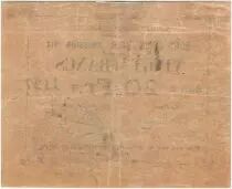 France 20 Francs Dechy City - 1914