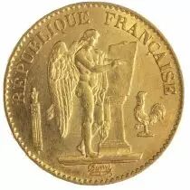 France 20 Francs G&eacute;nie Debout - 1871 &agrave; 1898
