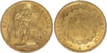 France 20 Francs Genius - 1878 A Paris - nice VF - Gold