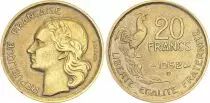 France 20 Francs Guiraud - 1952 - 4 faucilles - B. Beaumont - Le Roger
