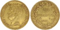 France 20 Francs Louis-Philippe I 1831 B Rouen - Gold - Raised