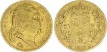 France 20 Francs Louis XVIII - 1818 A Paris Gold