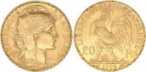 France 20 Francs Marian - Rooster 1909