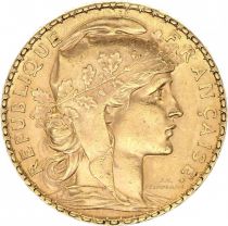 France 20 Francs Marian - Rooster 1909