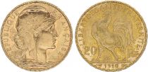 France 20 Francs Marian - Rooster 1910