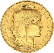 France 20 Francs Marian - Rooster 1913 EF